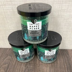 FIND YOUR HApPY PLACE
Winter
WONDERLAND
SCENTED CANDLE